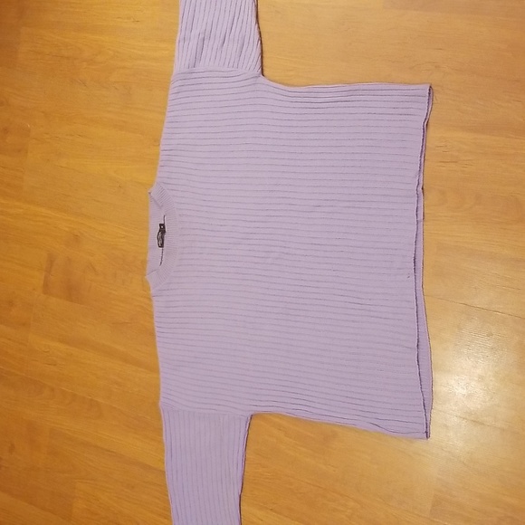 Lilac Ribbed Wide Leg Set - Picture 5 of 5